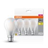 OSRAM CLASSIC A Set de 3 LED B22d 6,5 Watt 2700 Kelvin 806 Lumen