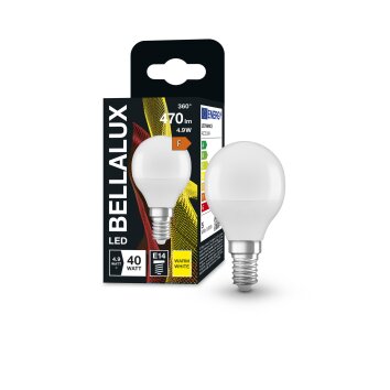 BELLALUX® LED E14 4,9 watt 2700 kelvin 470 lumen