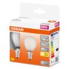 OSRAM LED Retrofit Lot de 2 E14 4 watt 2700 Kelvin 470 lumen