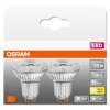 OSRAM LED STAR Lot de 2 GU10 2,6 watt 2700 kelvin 230 lumen