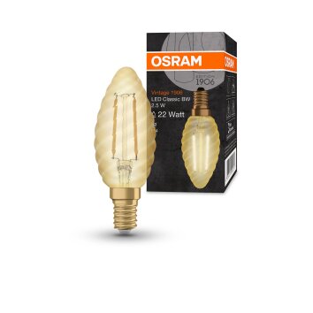 OSRAM Vintage 1906® LED E14 2,5 Watt 2400 Kelvin 220 lumen