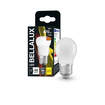 BELLALUX® LED E27 4,9 watt 2700 kelvin 470 lumen