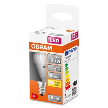 OSRAM LED STAR E14 3,3 Watt 2700 Kelvin 250 lumen