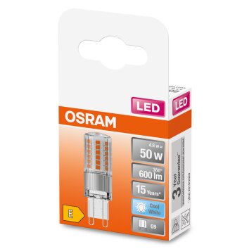 OSRAM LED PIN G9 4,8 watt 4000 Kelvin 600 lumen