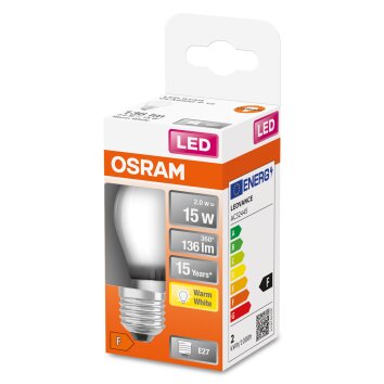 OSRAM LED Retrofit E27 1,5 Watt 2700 Kelvin 136 lumen