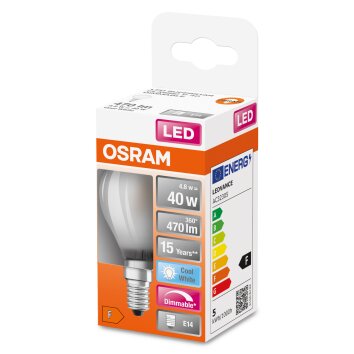 OSRAM LED Retrofit E14 4,8 watt 4000 kelvin 470 lumen