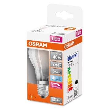 OSRAM LED Retrofit E27 4,8 watt 4000 kelvin 470 lumen