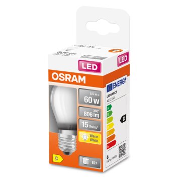 OSRAM LED Retrofit E27 5,5 watt 2700 kelvin 806 lumen