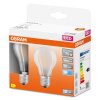 OSRAM LED Retrofit Set de 2 ampoules E27 7,5 Watt 4000 Kelvin 1055 lumen