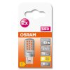 OSRAM LED PIN Set de 2 ampoules G9 4,2 watt 2700 Kelvin 470 lumen