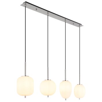 Suspension Globo BLACKY Nickel mat, 4 lumières