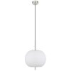 Suspension Globo BLACKY Nickel mat, 1 lumière