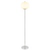 Lampadaire Globo BLACKY Nickel mat, 1 lumière