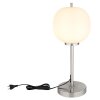 Lampe de table Globo BLACKY Nickel mat, 1 lumière