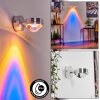 Applique murale Harare LED Chrome, 1 lumière