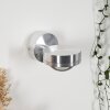 Applique murale Harare LED Chrome, 1 lumière