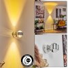 Applique murale Indore LED Aluminium, 2 lumières