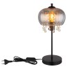 Lampe de table Globo CORRY Noir, 1 lumière