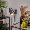 lampe â clipper Javel Noir, 1 lumière