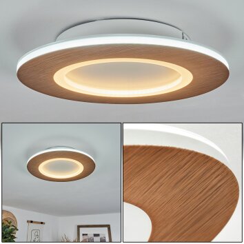 Plafonnier Varoyang LED Blanc, 1 lumière