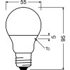 BELLALUX Lot de 2 LED E27 4,9 watt 2700 kelvin 470 lumen