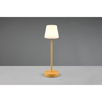 Lampe à poser Reality Martinez LED Jaune, 1 lumière