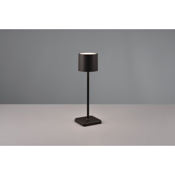 Lampe à poser Reality Fernandez LED Noir, 1 lumière