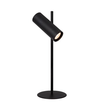 Lampe de table Lucide CLUBS Noir, 1 lumière