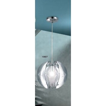 Suspension Globo POLLUX Chrome, 1 lumière