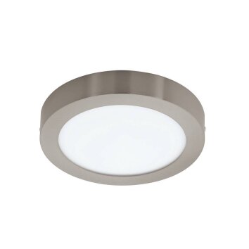 Plafonnier Eglo FUEVA-C LED Nickel mat, 1 lumière