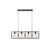 Suspension Lucide SUUS Noir, 4 lumières