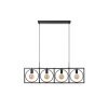 Suspension Lucide SUUS Noir, 4 lumières