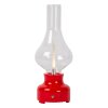 Lampe de table Lucide JASON LED Rouge, 1 lumière