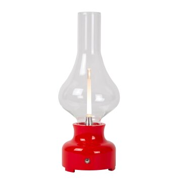 Lampe de table Lucide JASON LED Rouge, 1 lumière