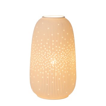 Lampe de table Lucide FLORES Blanc, 1 lumière