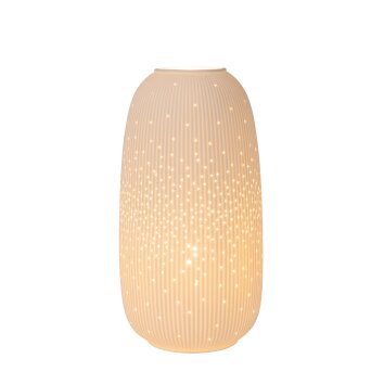 Lampe de table Lucide FLORES Blanc, 1 lumière