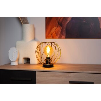 Lampe de table Lucide DANZA Noir, 1 lumière