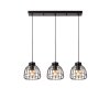 Suspension Lucide FILOX Noir, 3 lumières