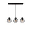 Suspension Lucide FILOX Noir, 3 lumières