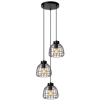 Suspension Lucide FILOX Noir, 3 lumières