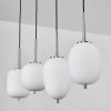 Suspension Verbania Blanc, 4 lumières