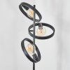 Lampadaire Theareabarivat Anthracite, 3 lumières