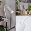 lampe â clipper Javel Blanc, 1 lumière