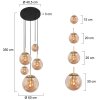 Suspension Steinhauer Bollique Laiton, 5 lumières