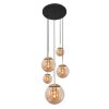 Suspension Steinhauer Bollique Laiton, 5 lumières