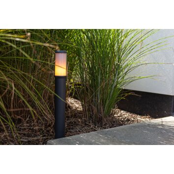 Borne lumineuse Lutec Heros Anthracite, 1 lumière