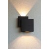 Applique murale d'extérieur Lutec Rialto LED Noir, 2 lumières