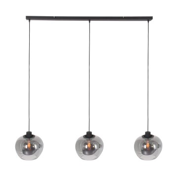 Suspension Steinhauer Lotus Noir, 3 lumières