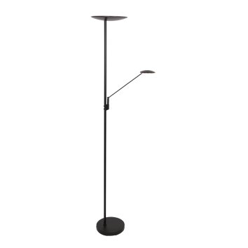 Lampadaire à vasque Steinhauer Daphne LED Noir, 2 lumières