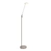 Lampadaire Steinhauer Daphne LED Acier brossé, 1 lumière